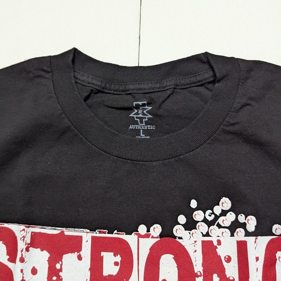 Shinsuke Nakamura Strong Style has Arrived shirt. Men's Large. NXT WWE NJPW used - Picture 2 of 9